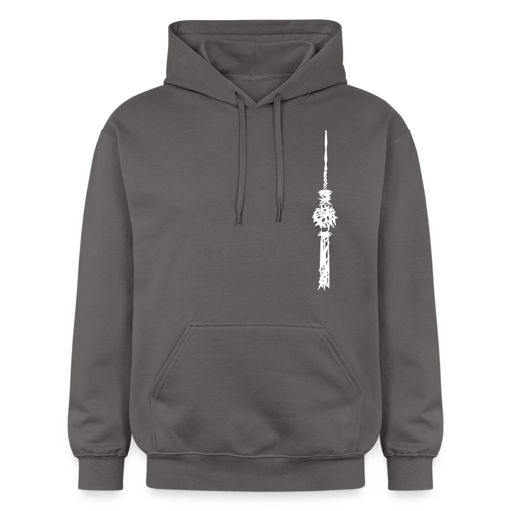 Fernsehturm Zick zack - Hoodie - Dunkelgrau