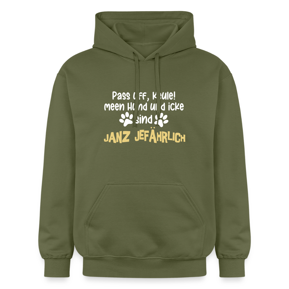 Janz Jefährlich - Hoodie - Militärgrün