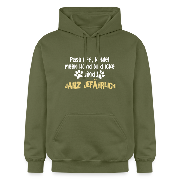 Janz Jefährlich - Hoodie - Militärgrün