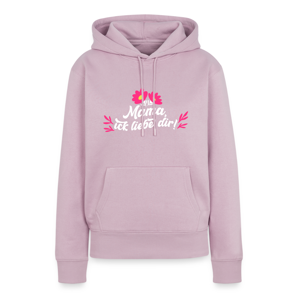 Mama, ick liebe dir! - Frauen Premium Hoodie - Altrosa