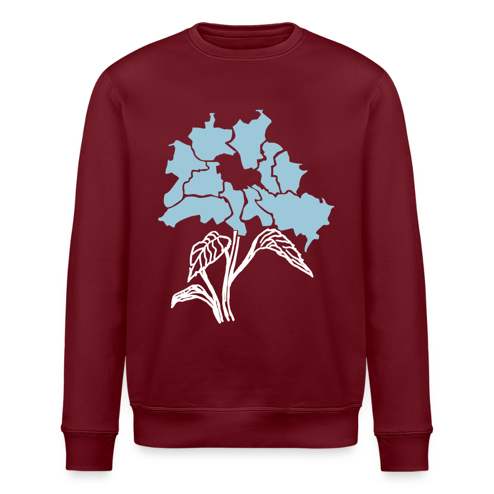 Dit duftet dufte! - Unisex Bio Sweatshirt - Burgunderrot