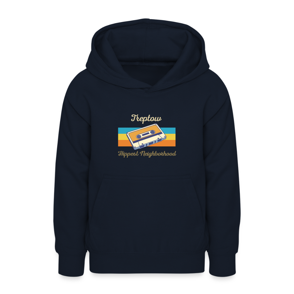 Treptow Hippest Neighborhood - Teenager Hoodie - Navy
