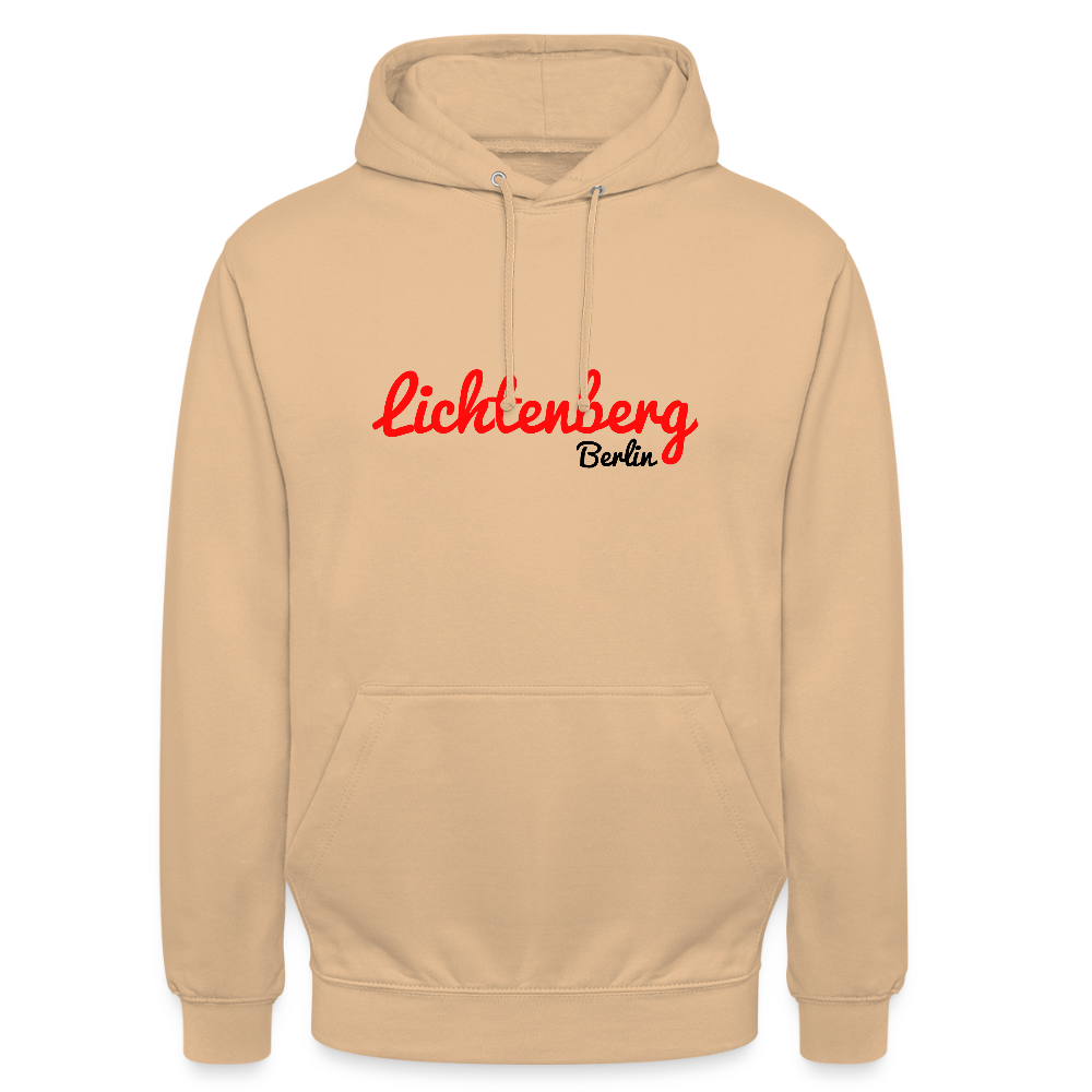 Lichtenberg Berlin - Unisex Hoodie - Pfirsich