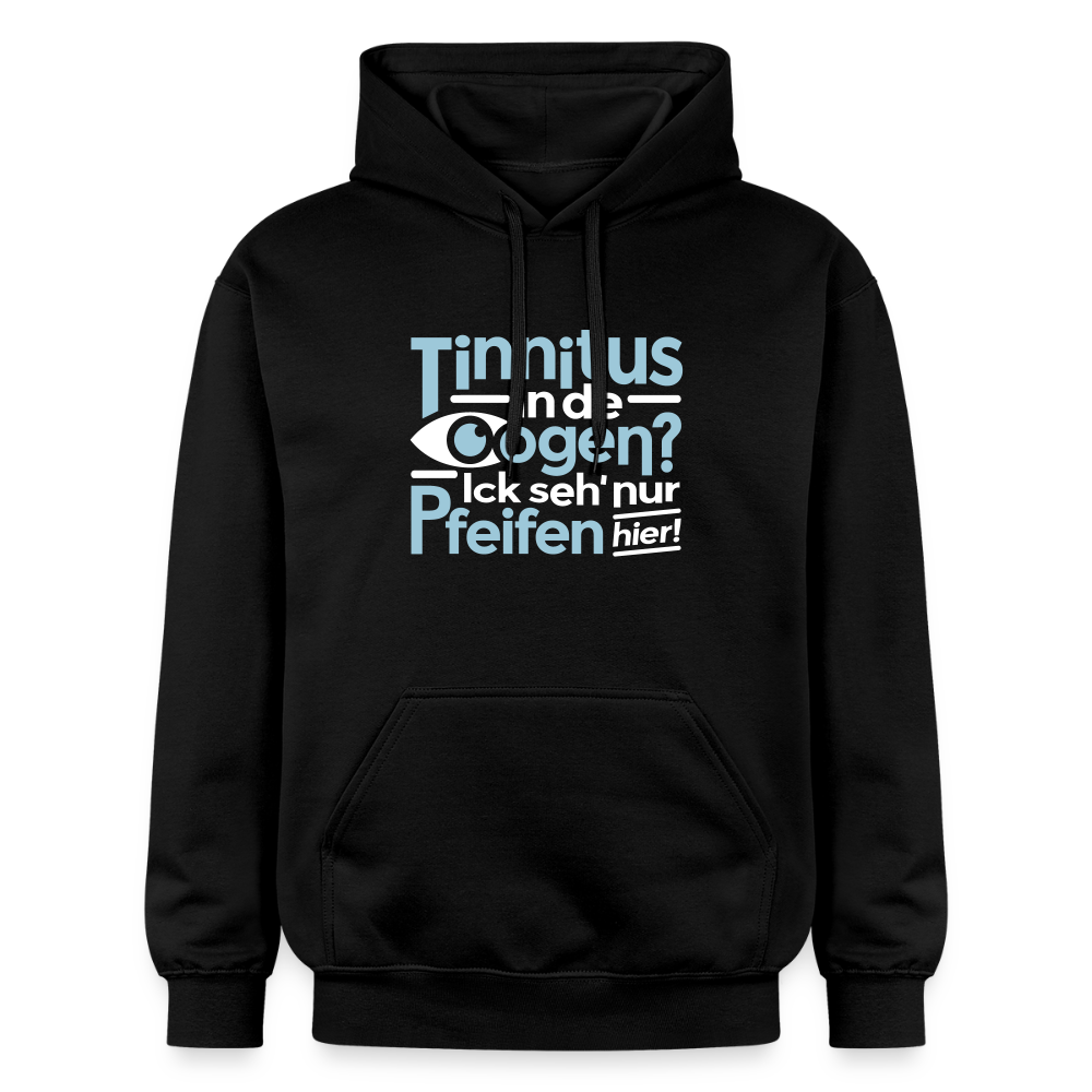 Tinnitus in de Oogen? Ick seh' nur Pfeifen hier! - Hoodie - Schwarz