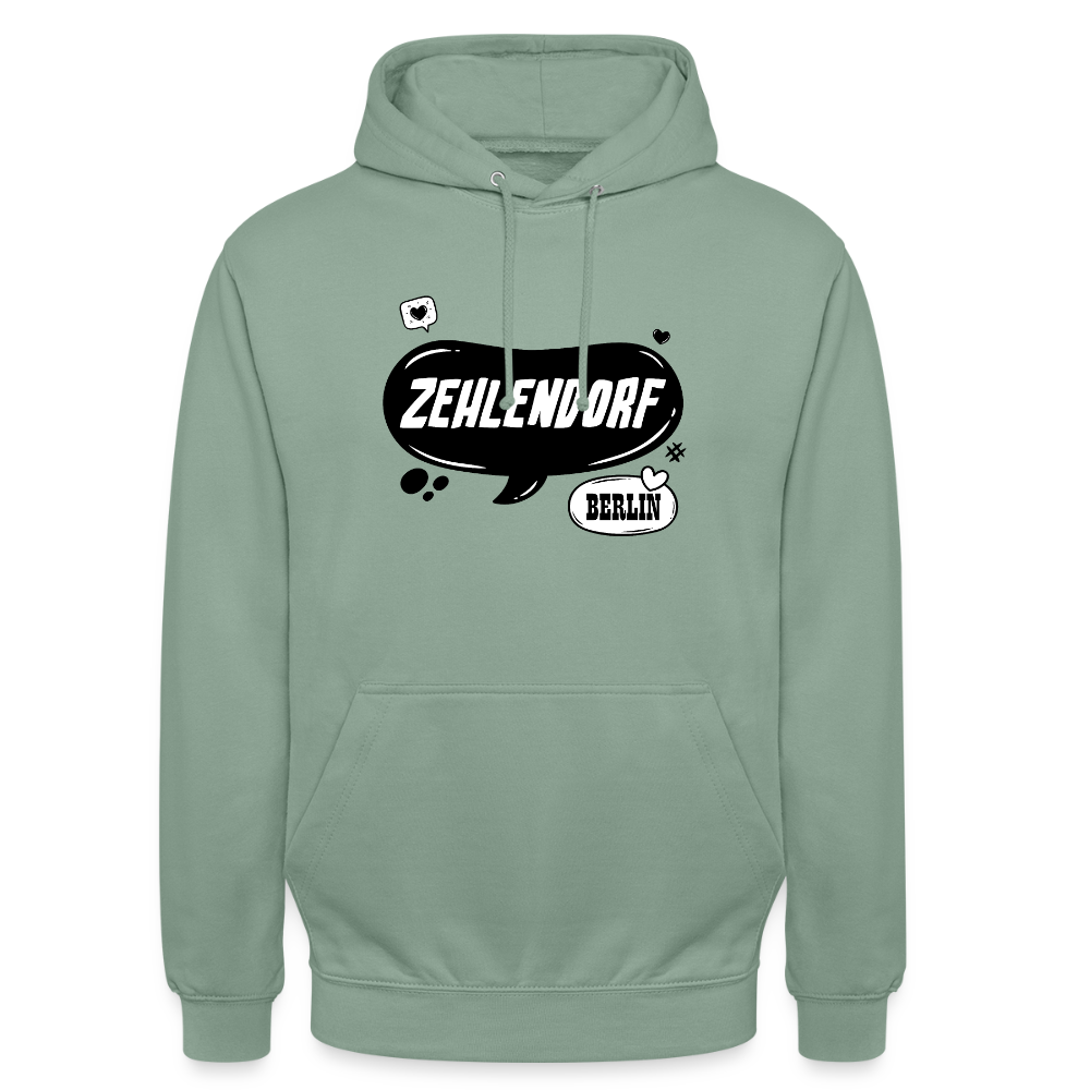 Zehlendorf Berlin - Unisex Hoodie - Graugrün