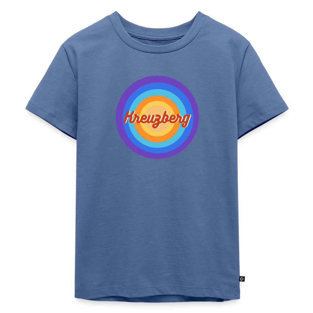Kreuzberg Retro - Kinder Premium T-Shirt - Taubenblau