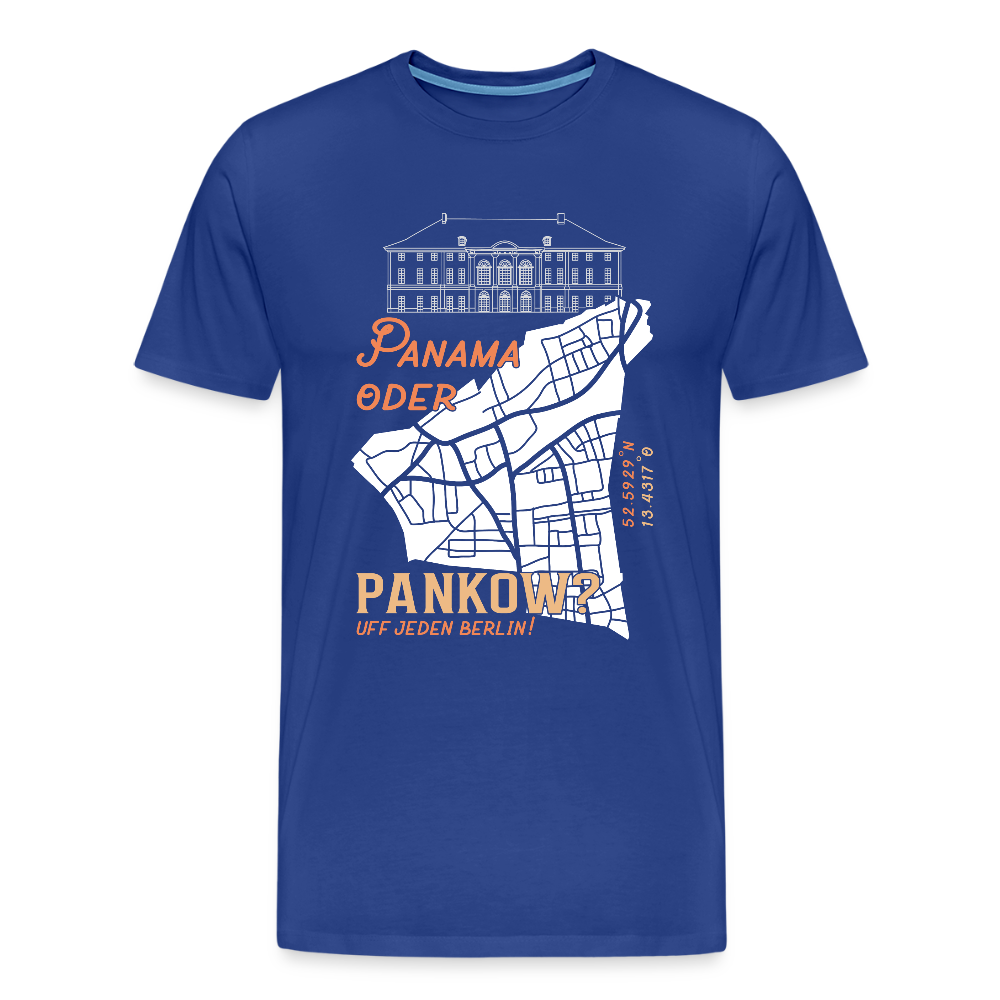 Panama oder Pankow - Männer Premium T-Shirt - Königsblau