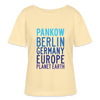 Pankow Planet Earth - Relaxed Rundhals Frauen Bio-T-Shirt - Creme