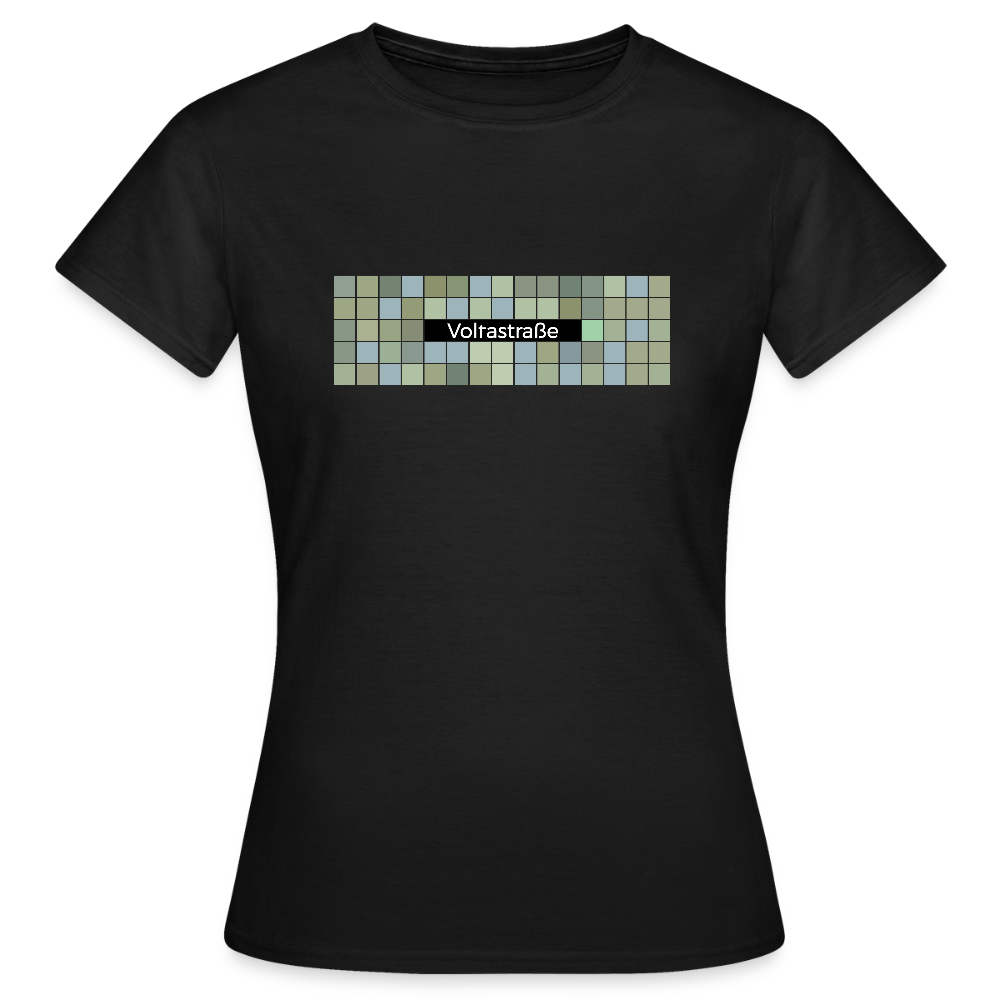 Voltastrasse - Frauen Premium T-Shirt - Schwarz