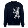 Berliner Bär im Netz - weiß - Unisex Bio Sweatshirt - Navy