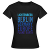 Lichtenberg Planet Earth - Frauen Premium T-Shirt - Schwarz