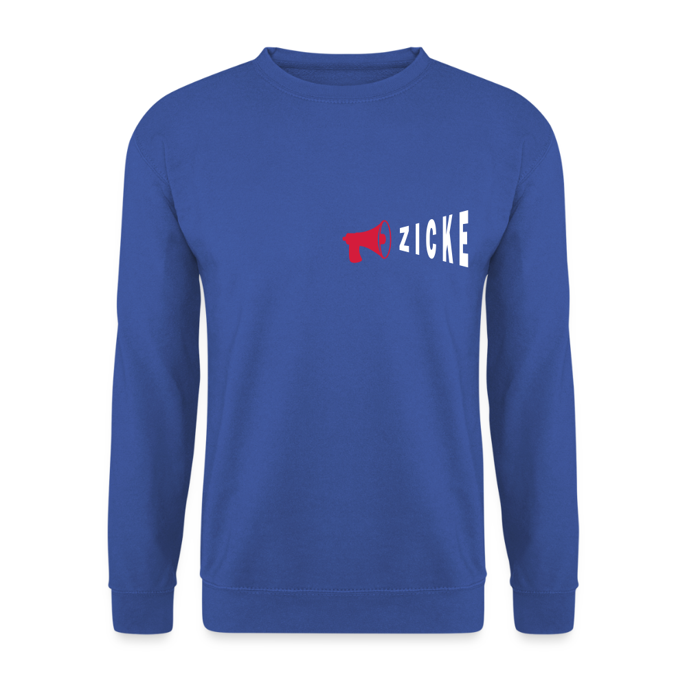 Zicke - Unisex Pullover - Royalblau