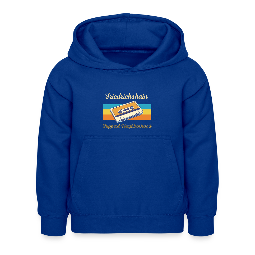 Friedrichshain Hippest Neighborhood - Kinder Hoodie - Royalblau