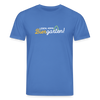 Leben, keen Biergarten! - Unisex Bio T-Shirt - Achtsames Blau