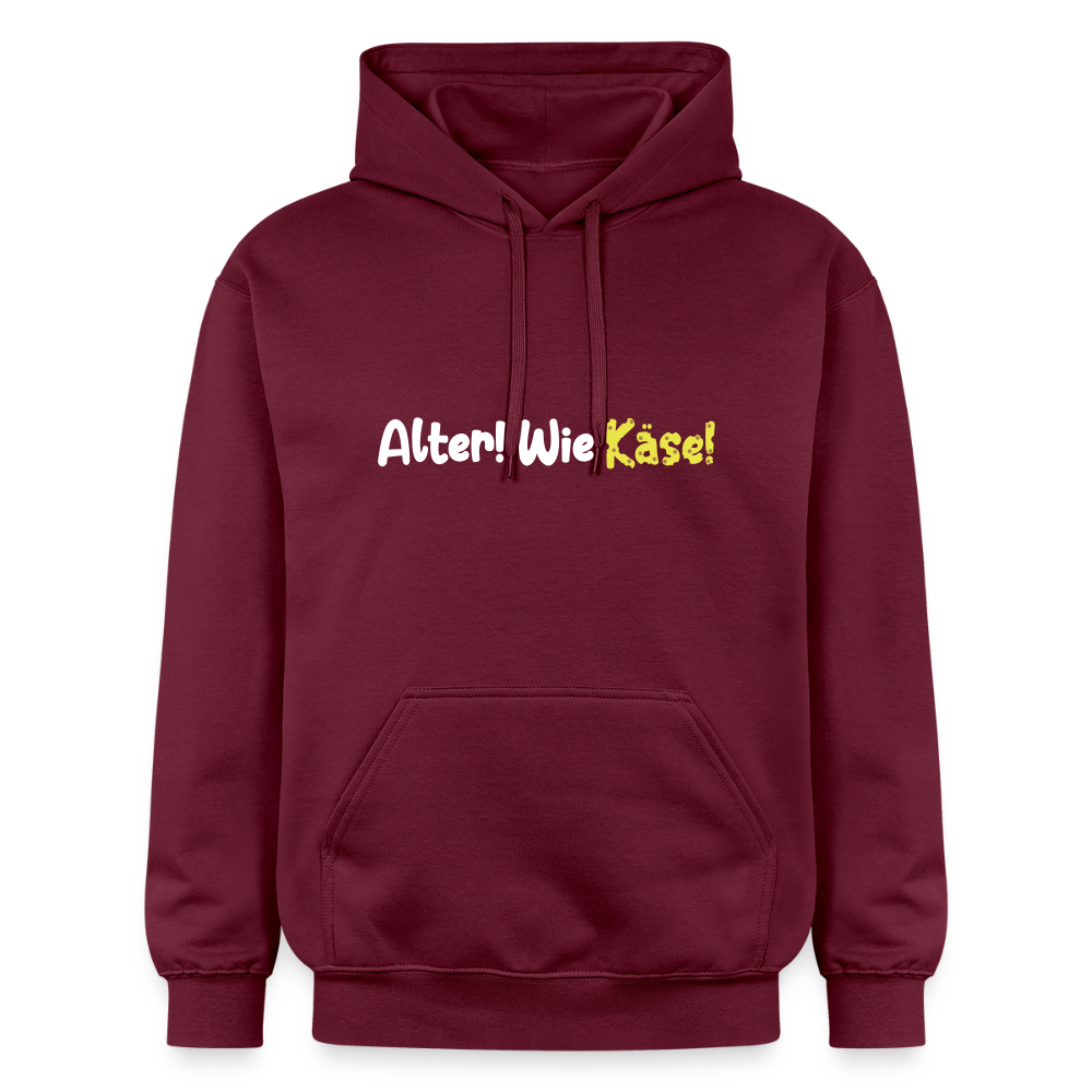 Alter! Wie Käse! - Hoodie - Maroon