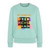 Freude aus Friedrichshain - Frauen Premium Pullover - Mint 