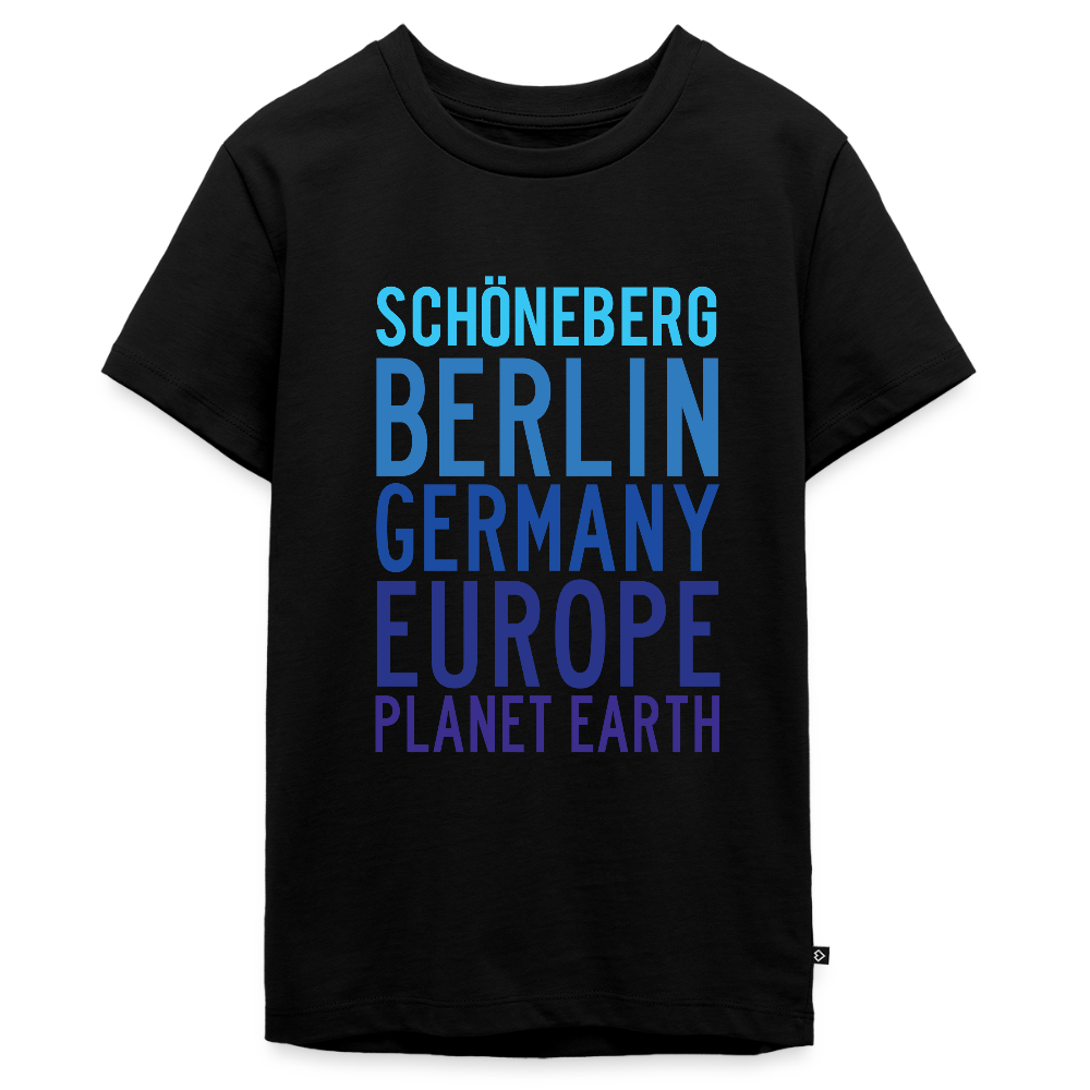 Schöneberg Planet Earth - Teenager Premium T-Shirt - Schwarz