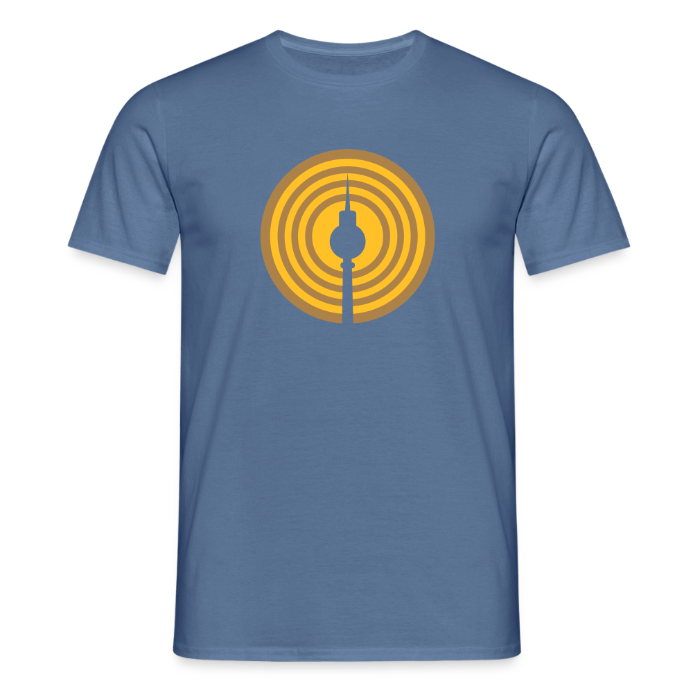 Berlin im Fokus - Männer Premium T-Shirt - Taubenblau