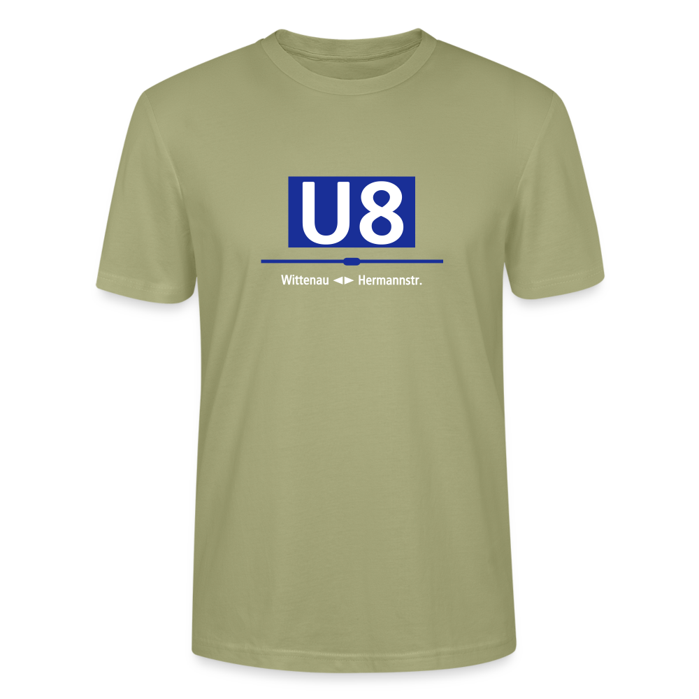 U8 - Männer Bio T-Shirt - Nebelgrün