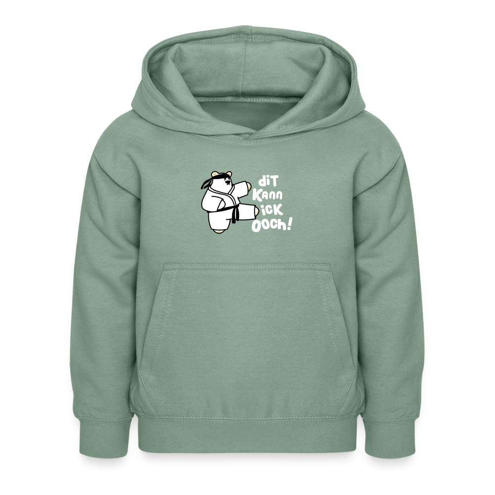 Dit kann ick ooch! - Kinder Hoodie - Graugrün