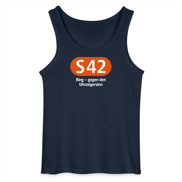 S42 - Männer Tank Top - Navy