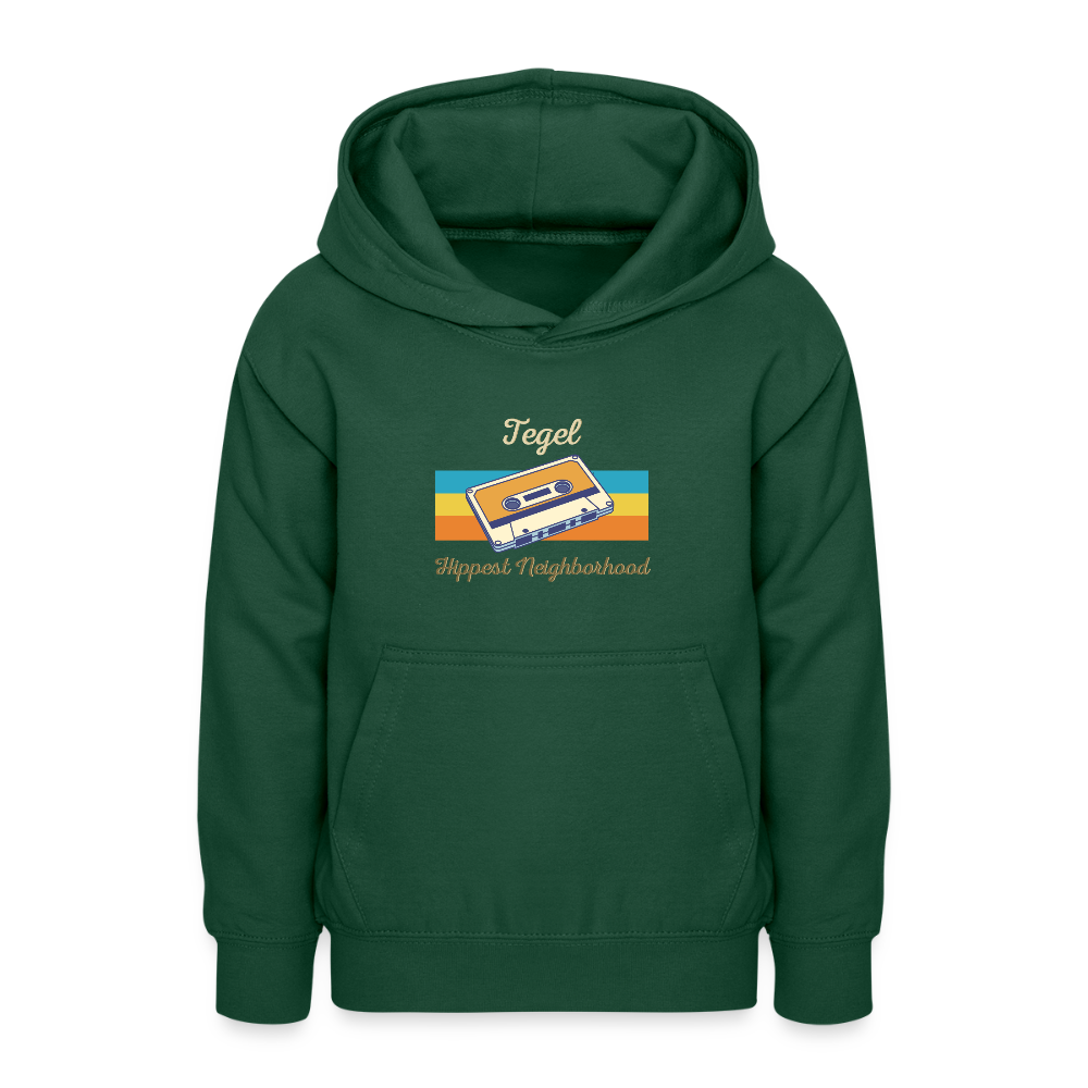 Tegel Hippest Neighborhood - Teenager Hoodie - Flaschengrün