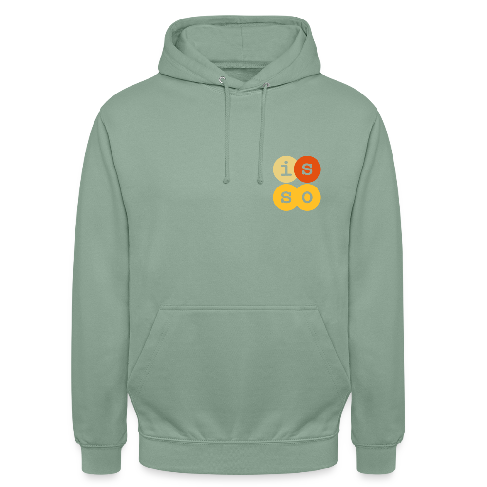 IsSo - Unisex Hoodie - Graugrün