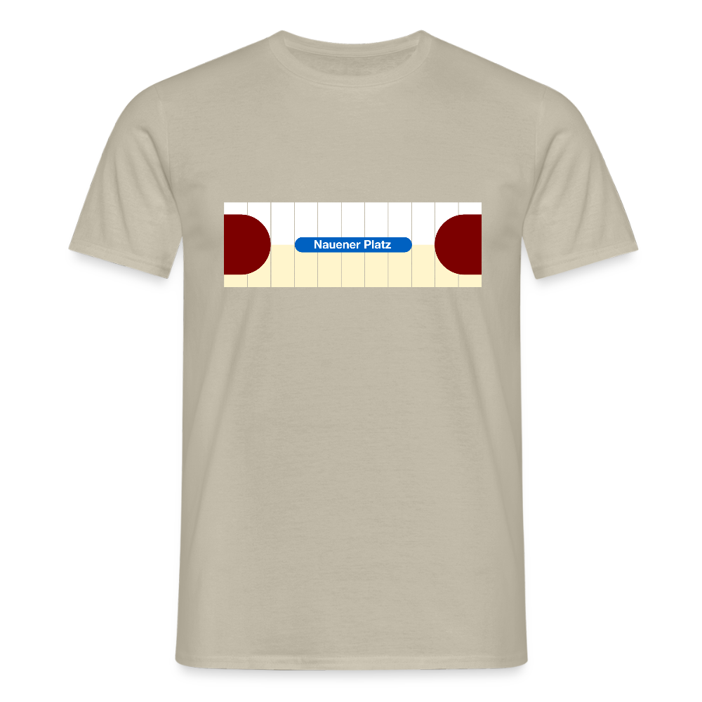 Nauener platz - Männer Premium T-Shirt - Sandbeige