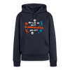 Mit'n Klammabeutel jepudat - Frauen Premium Hoodie - Navy