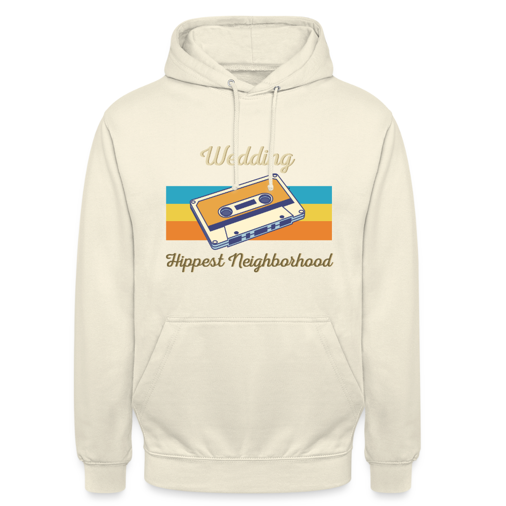 Wedding Hippest Neighborhood - Unisex Hoodie - Vanille-Milchshake