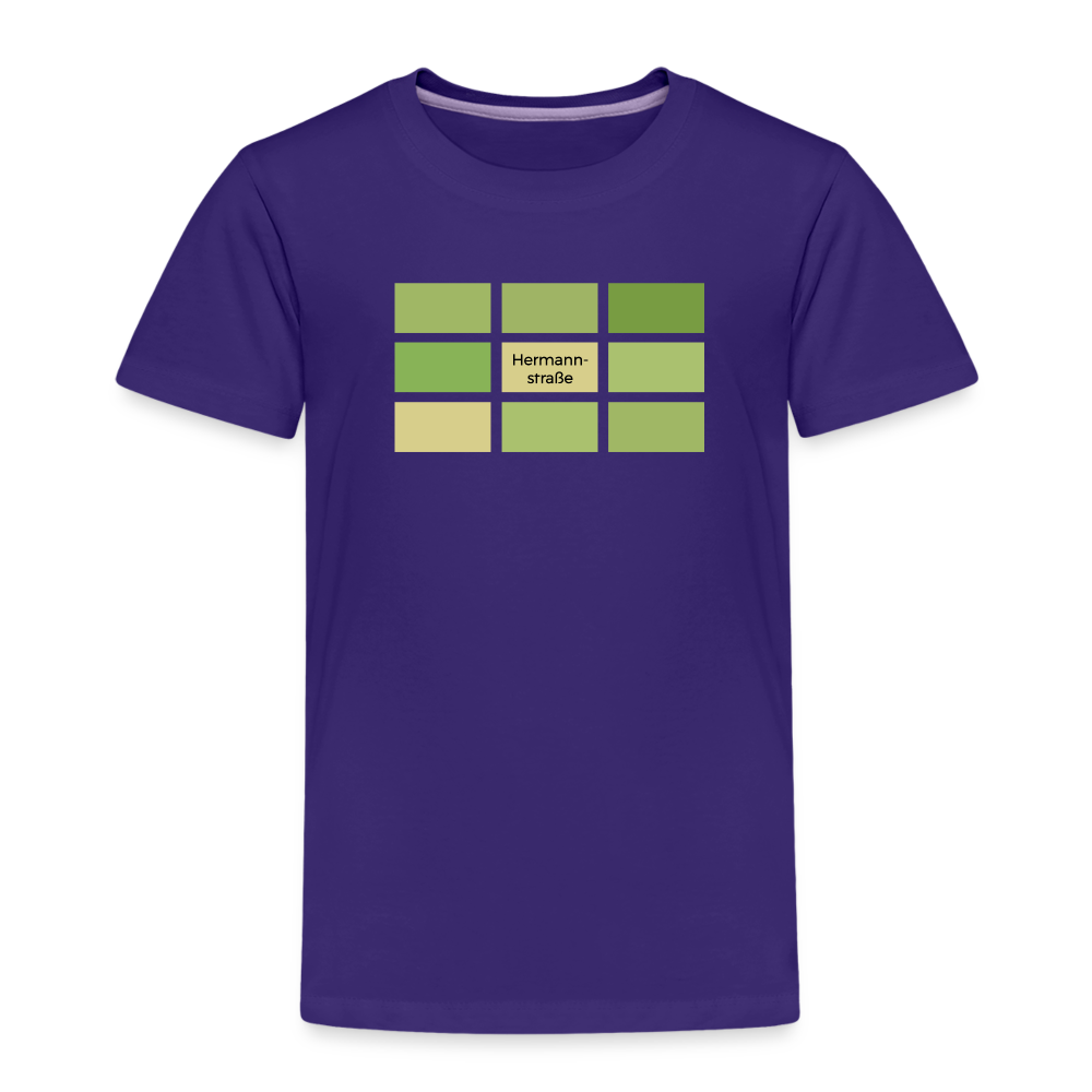 Hermanstrasse - Kinder Premium T-Shirt - Lila