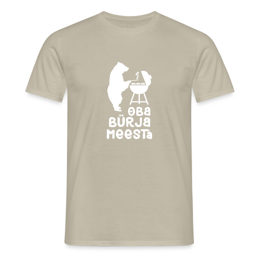 Bürjameesta - Männer Premium T-Shirt - Sandbeige