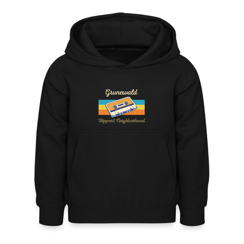 Grunewald Hippest Neighborhood - Kinder Hoodie - Schwarz