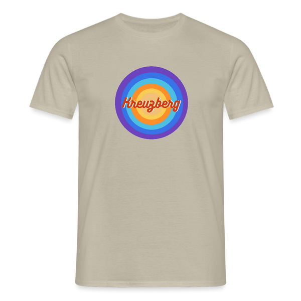 Kreuzberg Retro - Männer Premium T-Shirt - Sandbeige