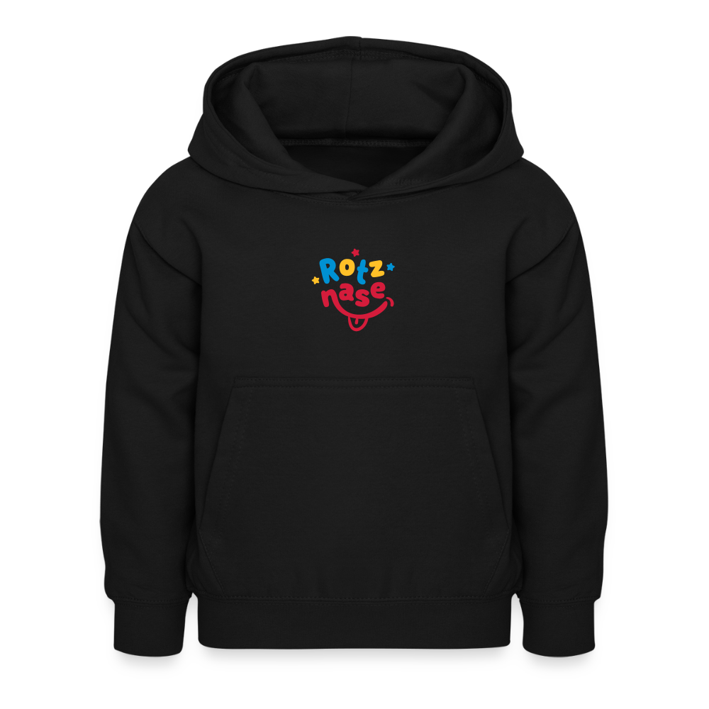 Rotznase - Kinder Hoodie - Schwarz
