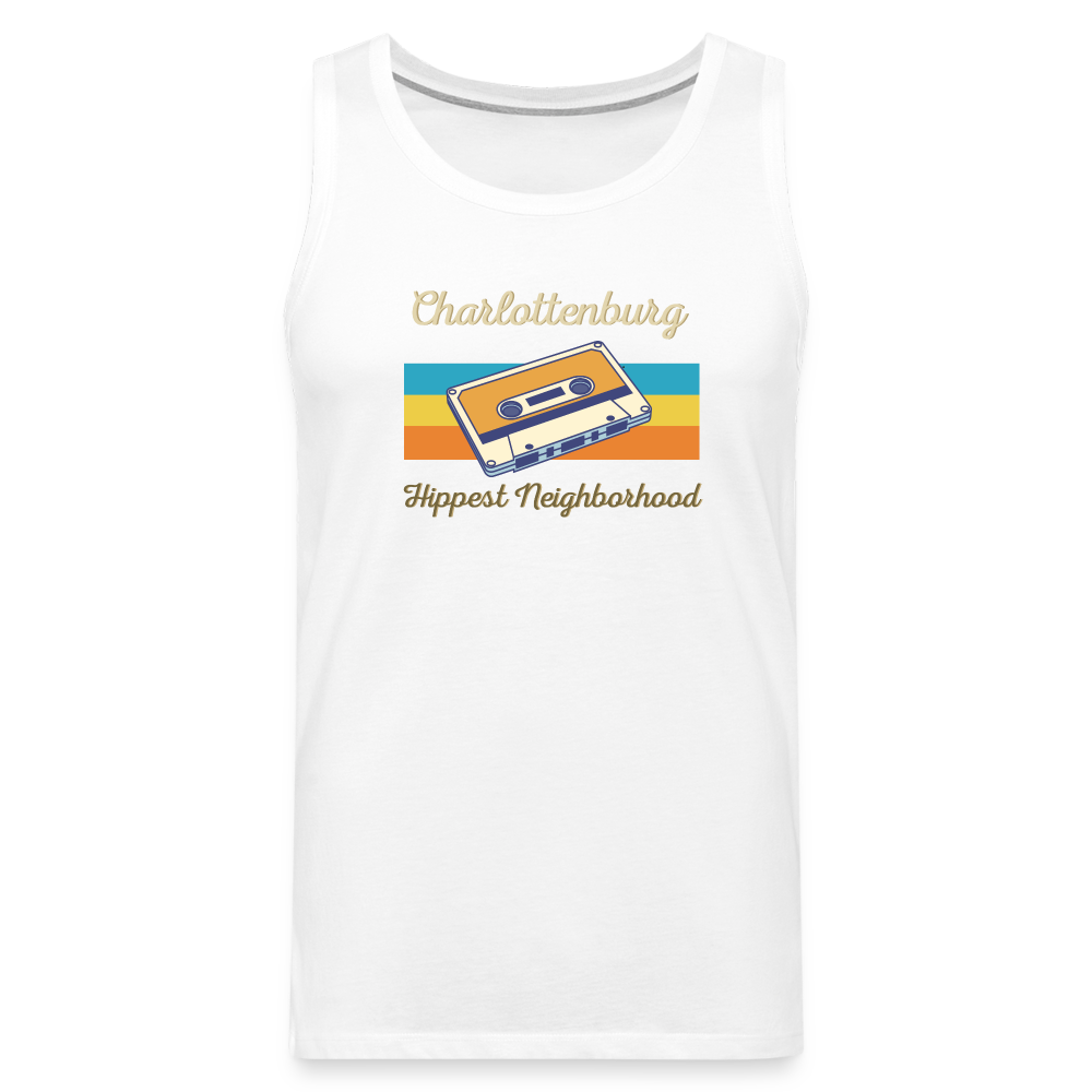 Charlottenburg Hippest Neighborhood - Männer Premium Tank Top - Weiß