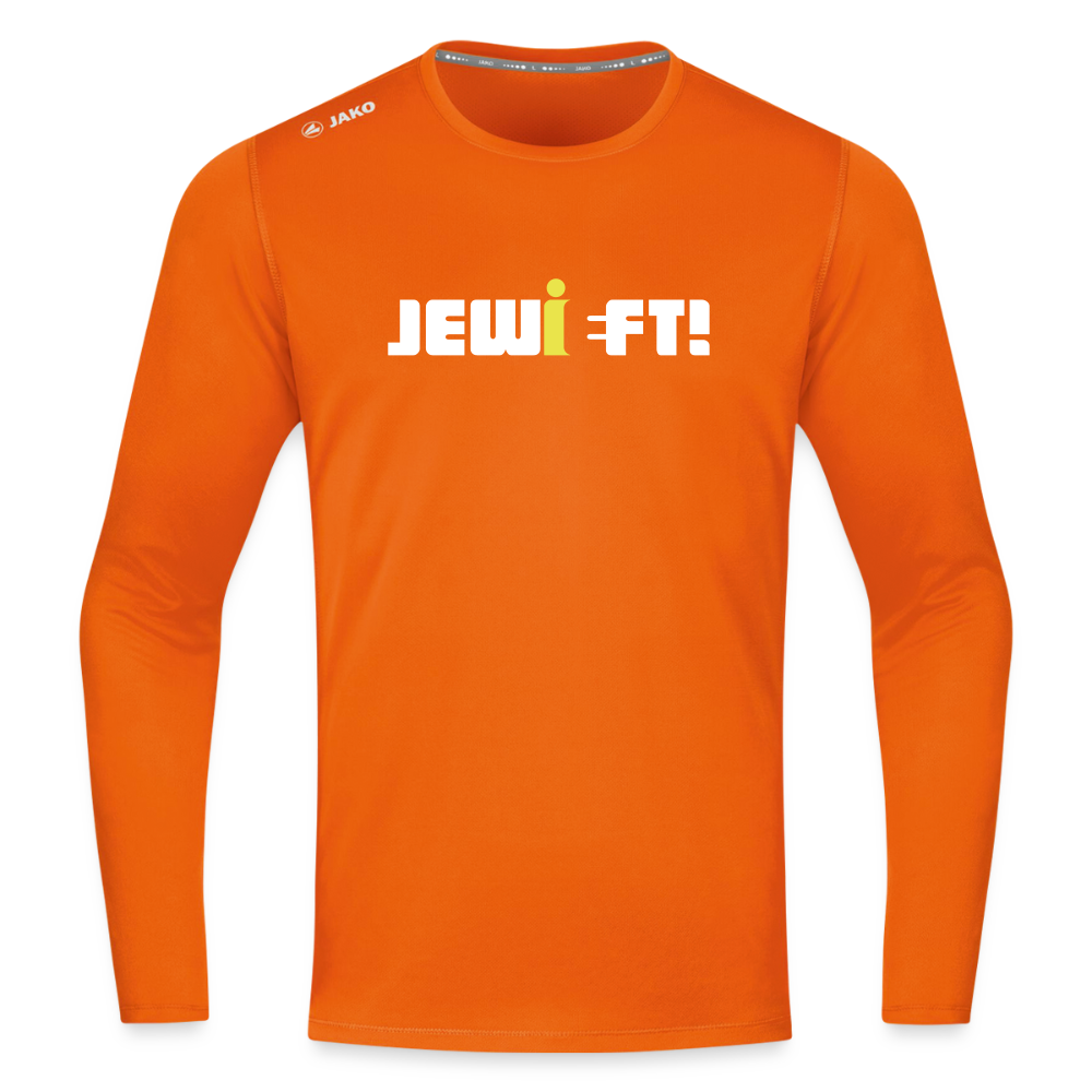 Jewieft! - Männer Sport Langamshirt - Neonorange