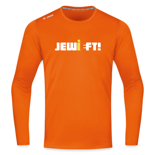 Jewieft! - Männer Sport Langamshirt - Neonorange