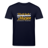 Wasde heute kannst erleben, kann dir morjen keener jeben! - Unisex Bio T-Shirt - Navy