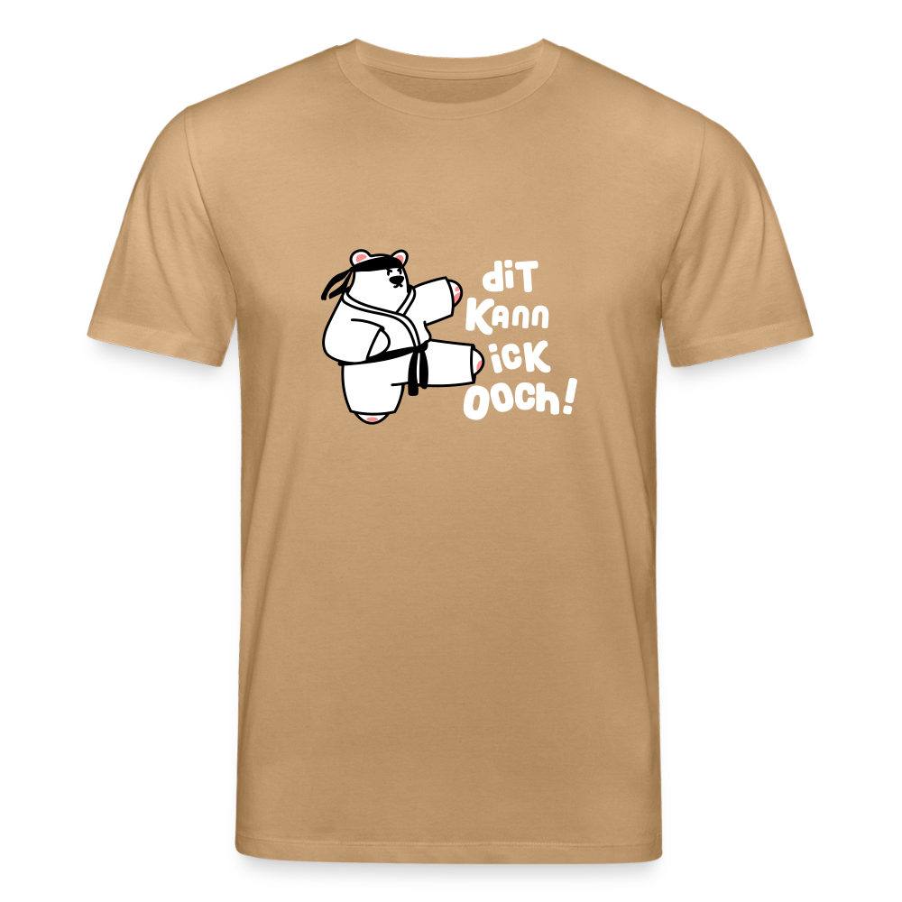 Dit kann ick ooch! - Unisex Bio T-Shirt - Karamell