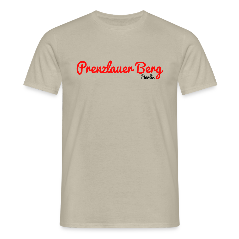 Prenzlauer Berg Berlin - Männer Premium T-Shirt - Sandbeige