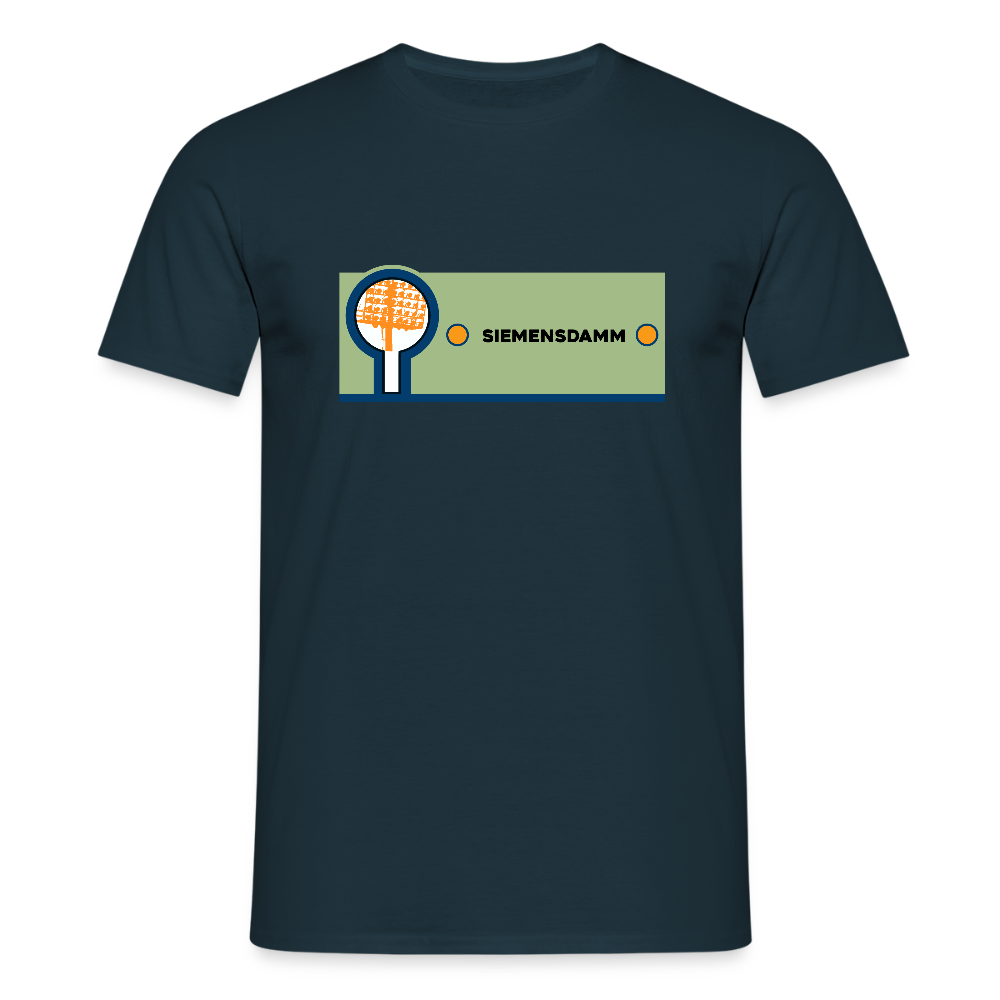 Siemensdamm - Männer Premium T-Shirt - Navy
