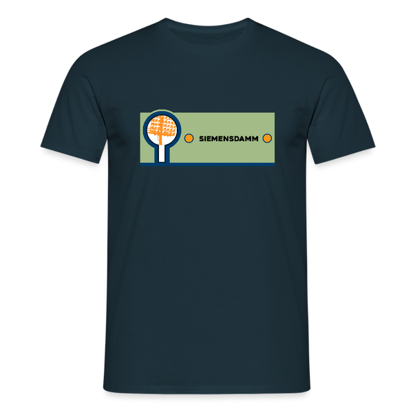 Siemensdamm - Männer Premium T-Shirt - Navy