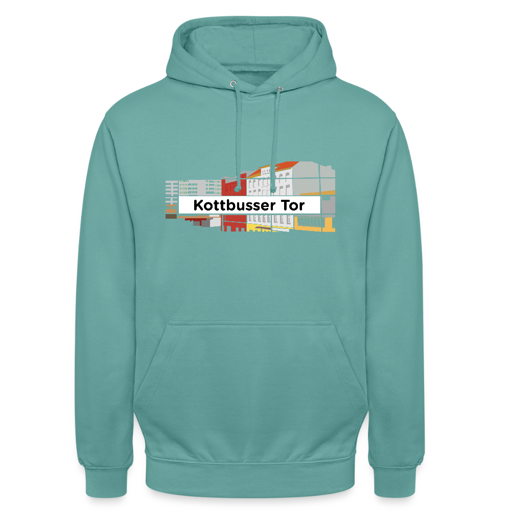 Kottbusser Tor - Unisex Hoodie - Pastelltürkis