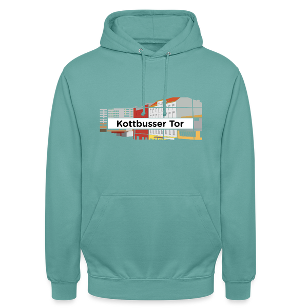 Kottbusser Tor - Unisex Hoodie - Pastelltürkis