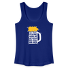 Ick kieke, staune, wunda mir, wie'n kühles Bier jefällt mir hier - Frauen Bio Tank Top - Königsblau