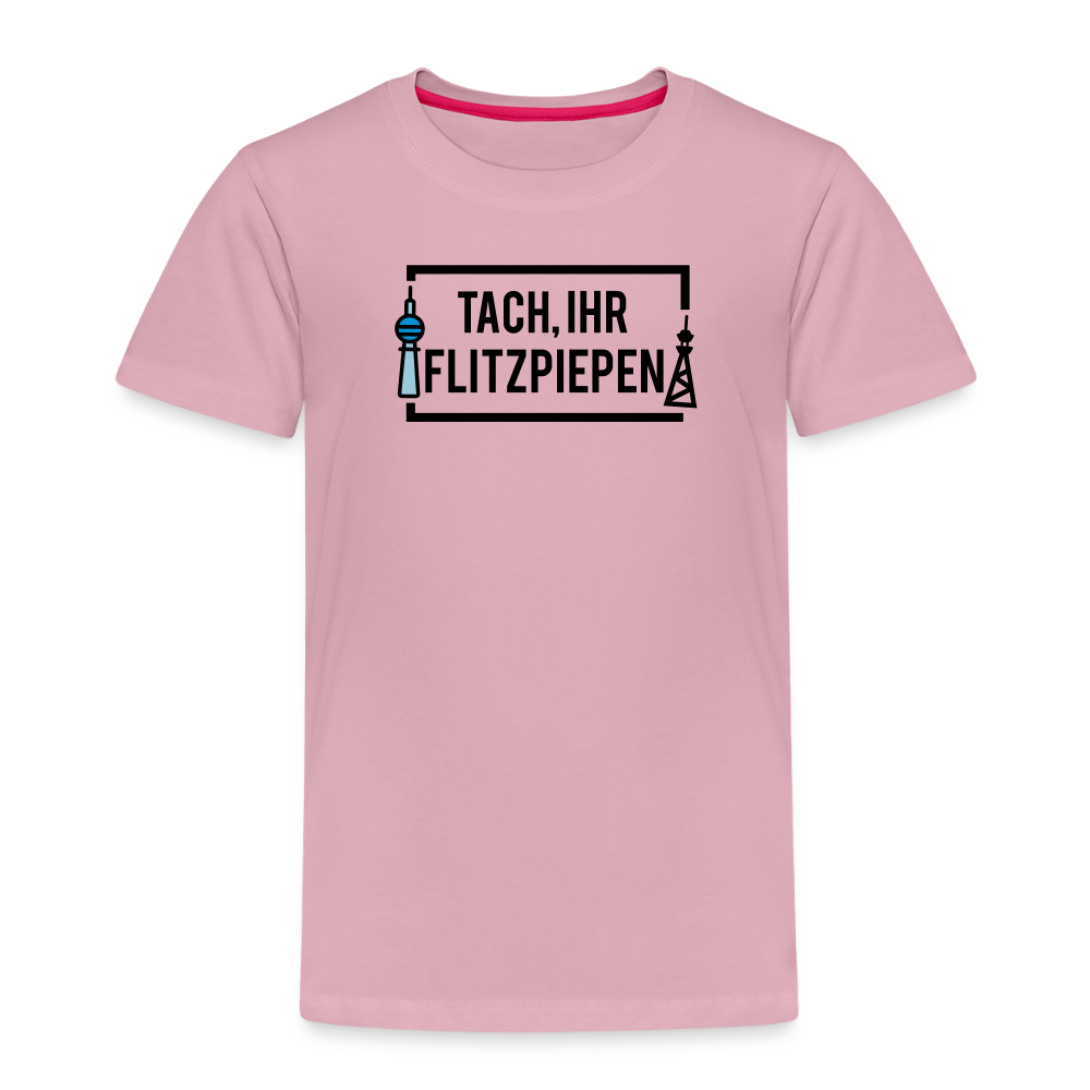 Tach ihr Flitzpiepen - Kinder Premium T-Shirt - Hellrosa