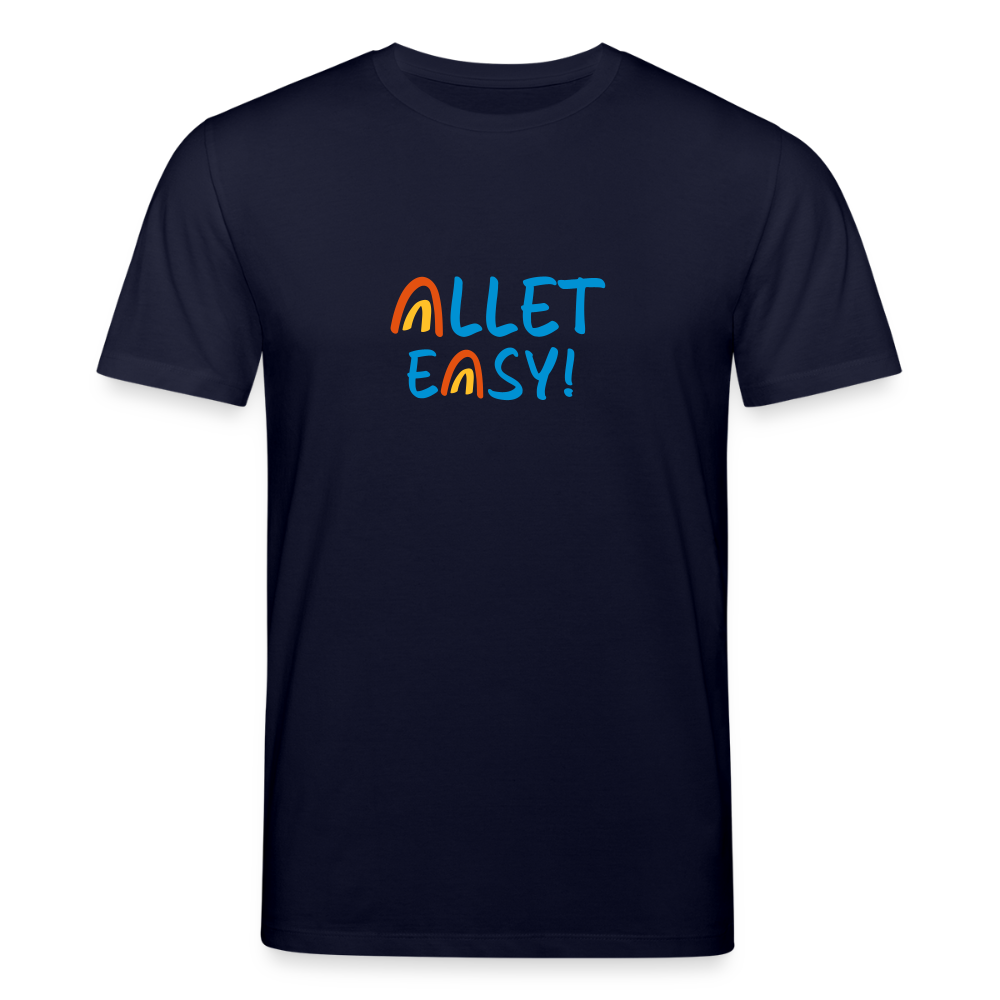 Allet Easy! - Unisex Bio T-Shirt - Navy