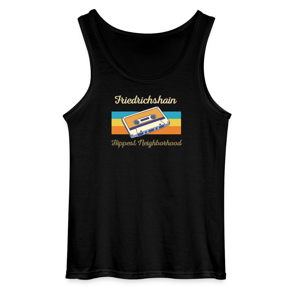 Friedrichshain Hippest Neighborhood - Männer Tank Top - Schwarz