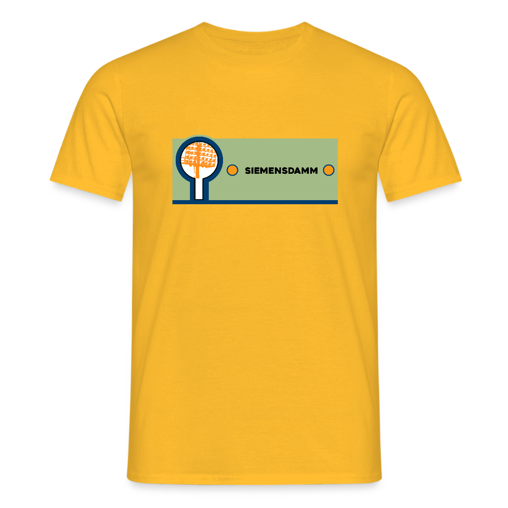 Siemensdamm - Männer Premium T-Shirt - Gelb